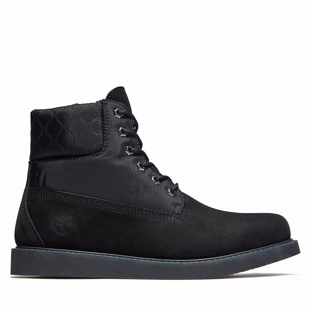 Timberland Newmarket II 6 Inch Kapitone Bot Erkek Siyah | TR-4561V