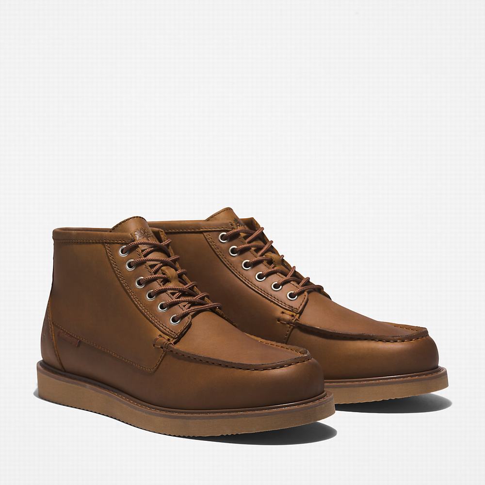 Timberland Newmarket II Moc-Burunlu Chukka Bot Erkek Kahverengi | TR-4175Q