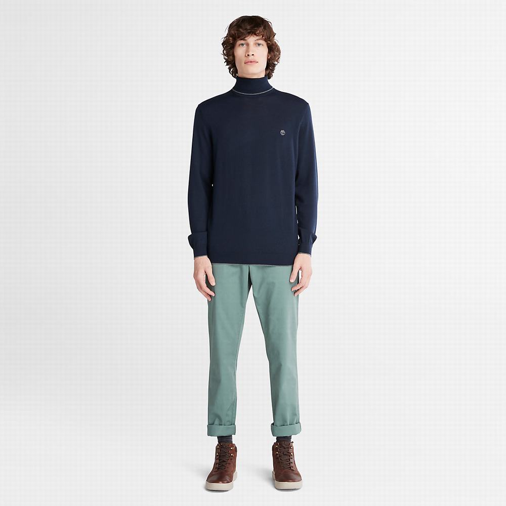 Timberland Nissitissit River Merino Kazak Erkek Lacivert | TR-2591K