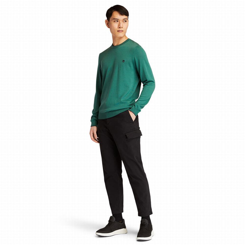 Timberland Nissitissit River Merino Yün Kazak Erkek Yeşil | TR-1548M