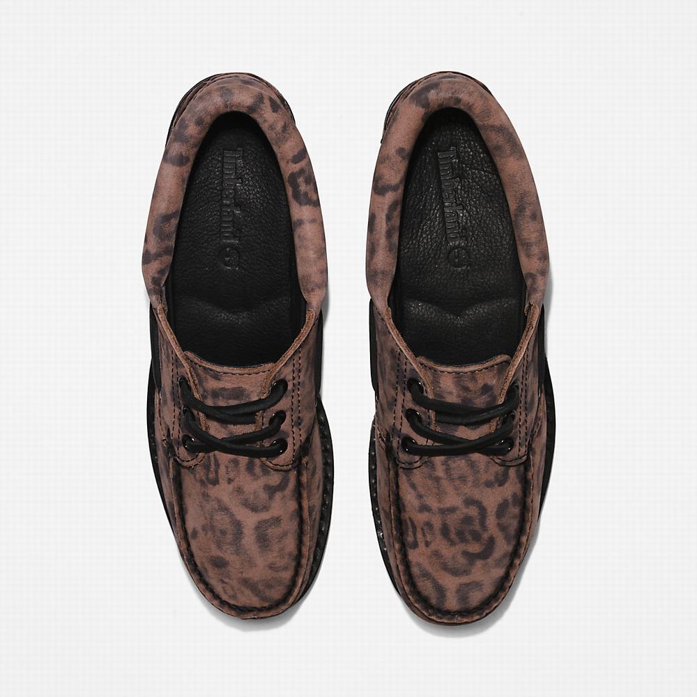 Timberland Noreen 3-Eye Lug Handsewn Tekne Ayakkabısı Kadın Kahverengi | TR-8126N