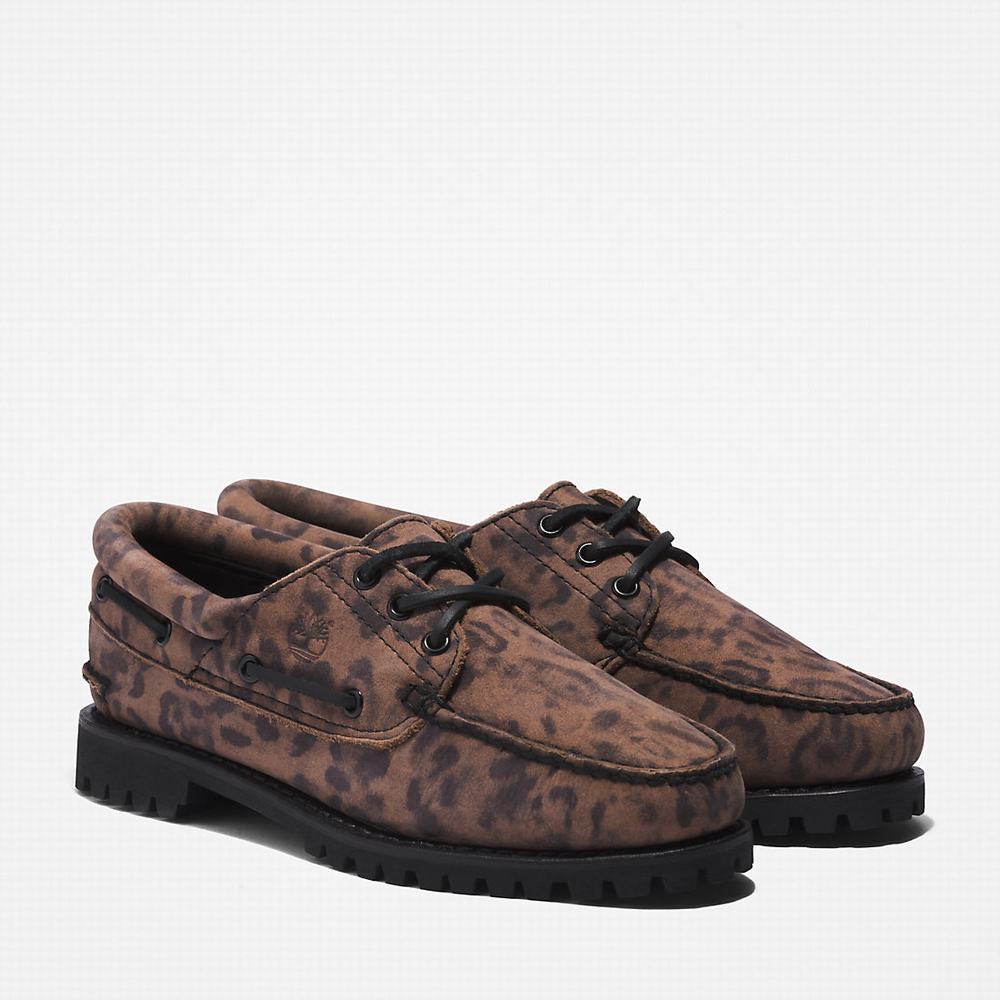 Timberland Noreen 3-Eye Lug Handsewn Tekne Ayakkabısı Kadın Kahverengi | TR-8126N