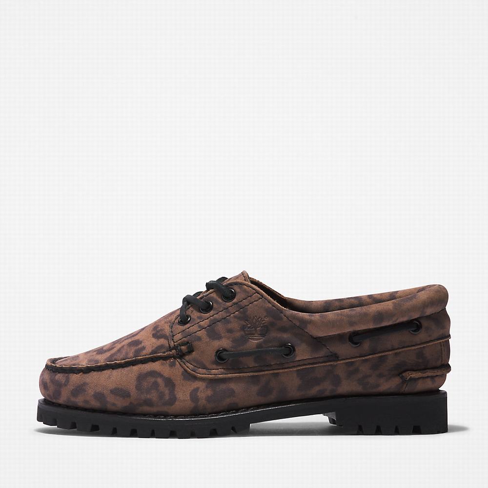 Timberland Noreen 3-Eye Lug Handsewn Tekne Ayakkabısı Kadın Kahverengi | TR-8126N