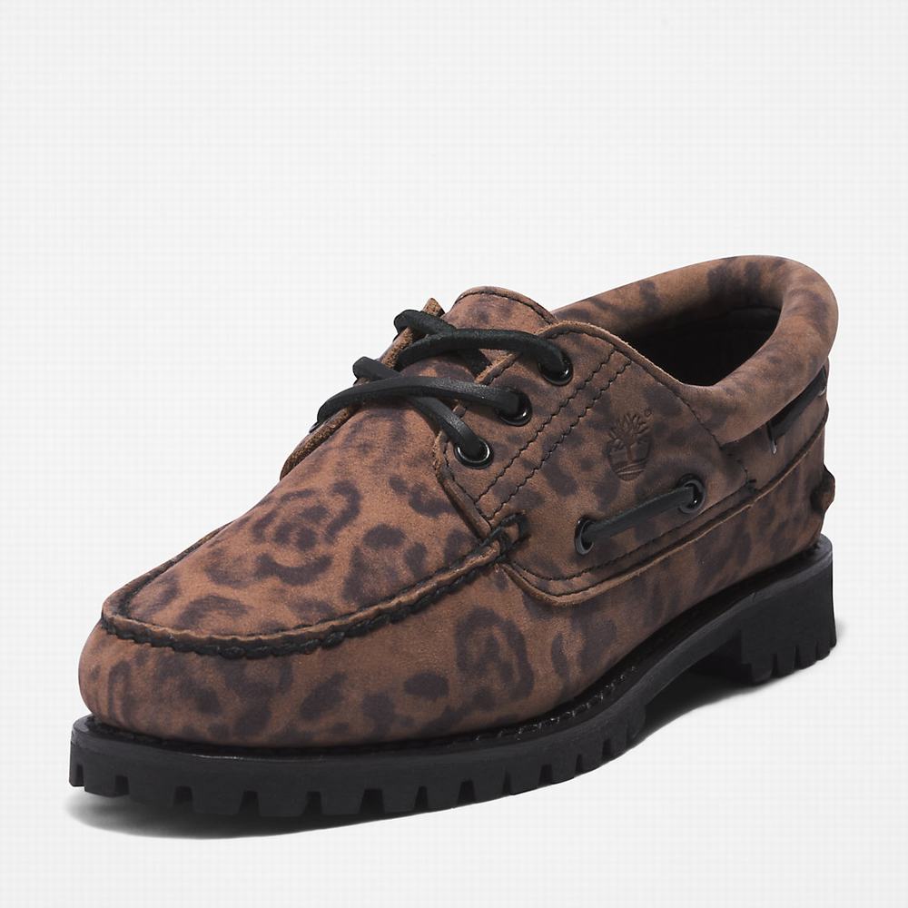 Timberland Noreen 3-Eye Lug Handsewn Tekne Ayakkabısı Kadın Kahverengi | TR-8126N