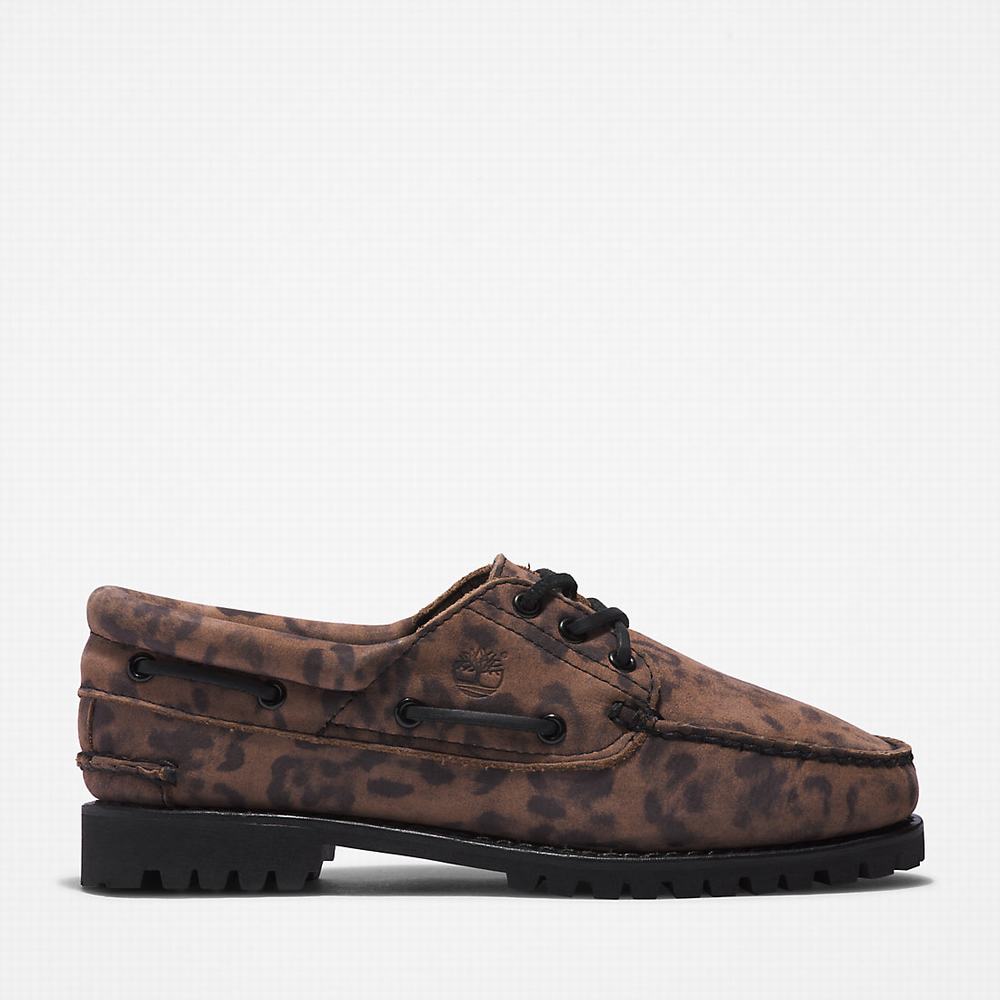 Timberland Noreen 3-Eye Lug Handsewn Tekne Ayakkabısı Kadın Kahverengi | TR-8126N