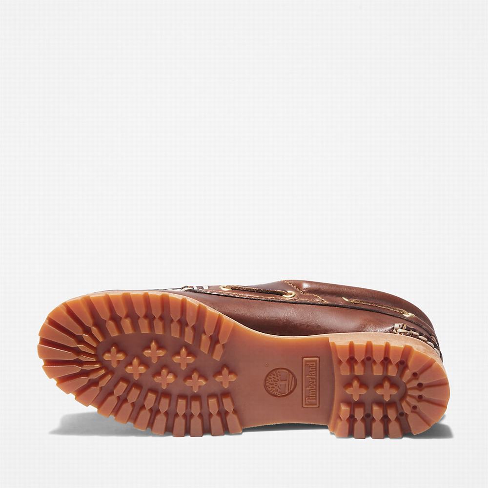 Timberland Noreen 3-Eye Lug Handsewns Tekne Ayakkabısı Kadın Kahverengi | TR-6751X