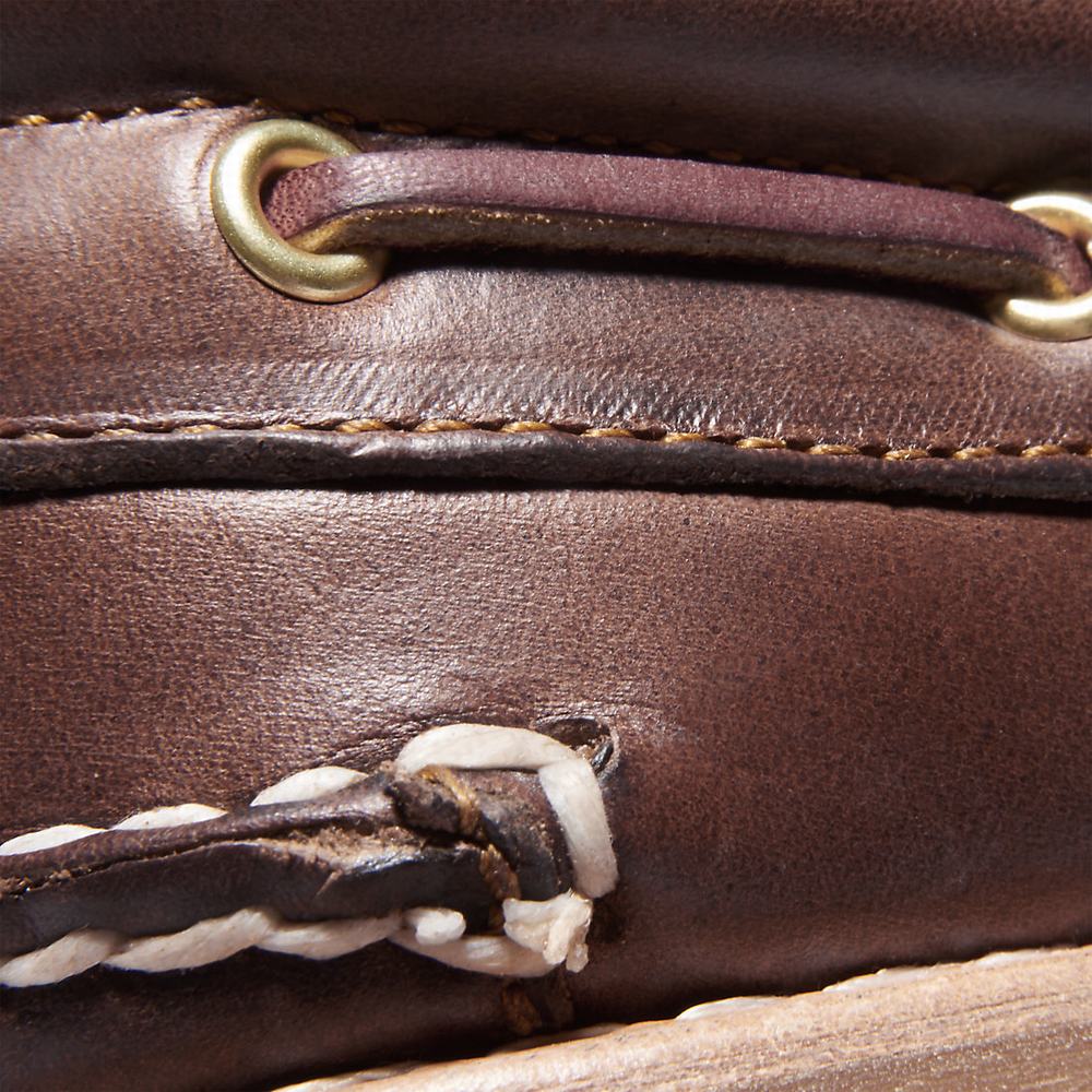 Timberland Noreen 3-Eye Lug Handsewns Tekne Ayakkabısı Kadın Kahverengi | TR-6751X