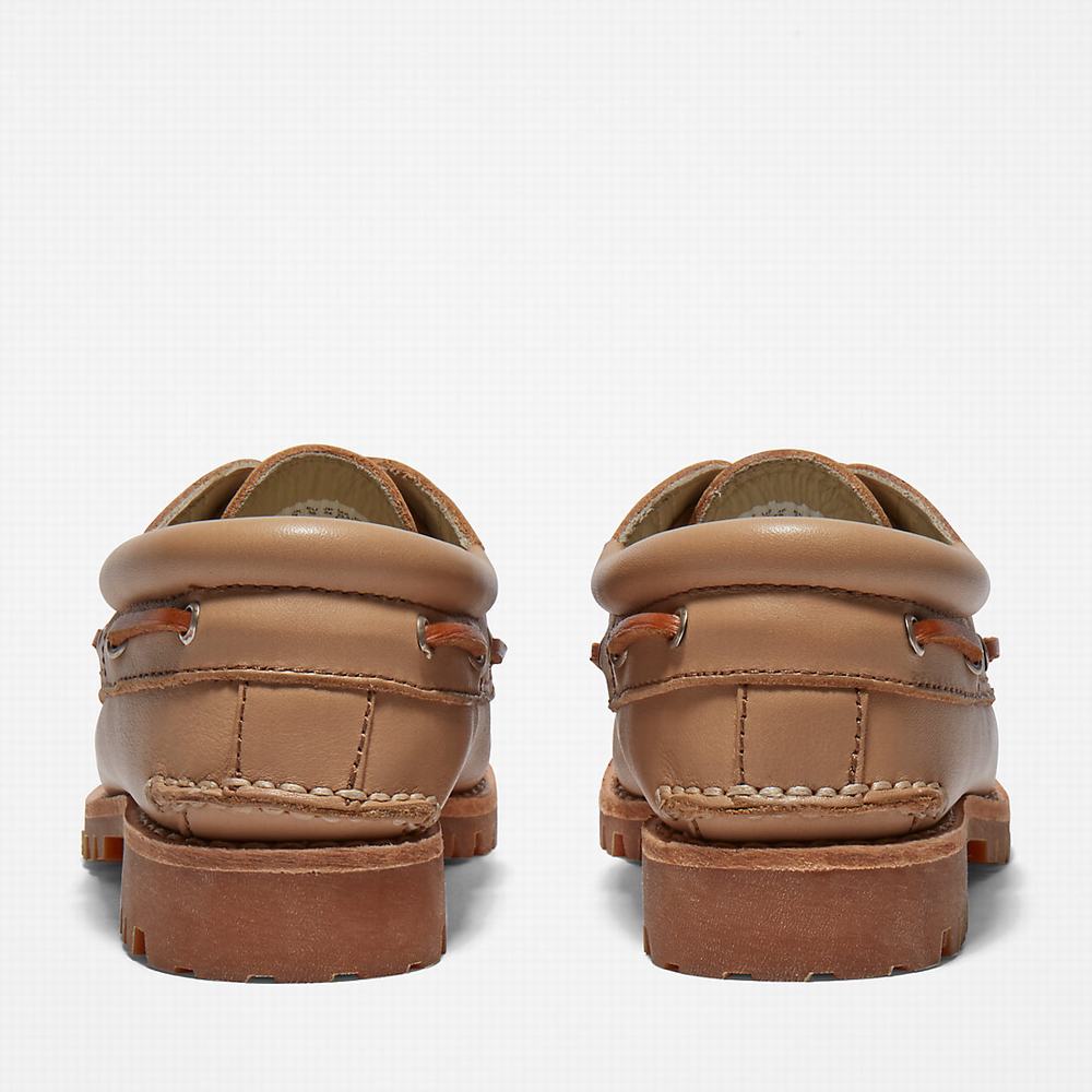 Timberland Noreen 3-Eye Tekne Ayakkabısı Kadın Bej Rengi | TR-1978C