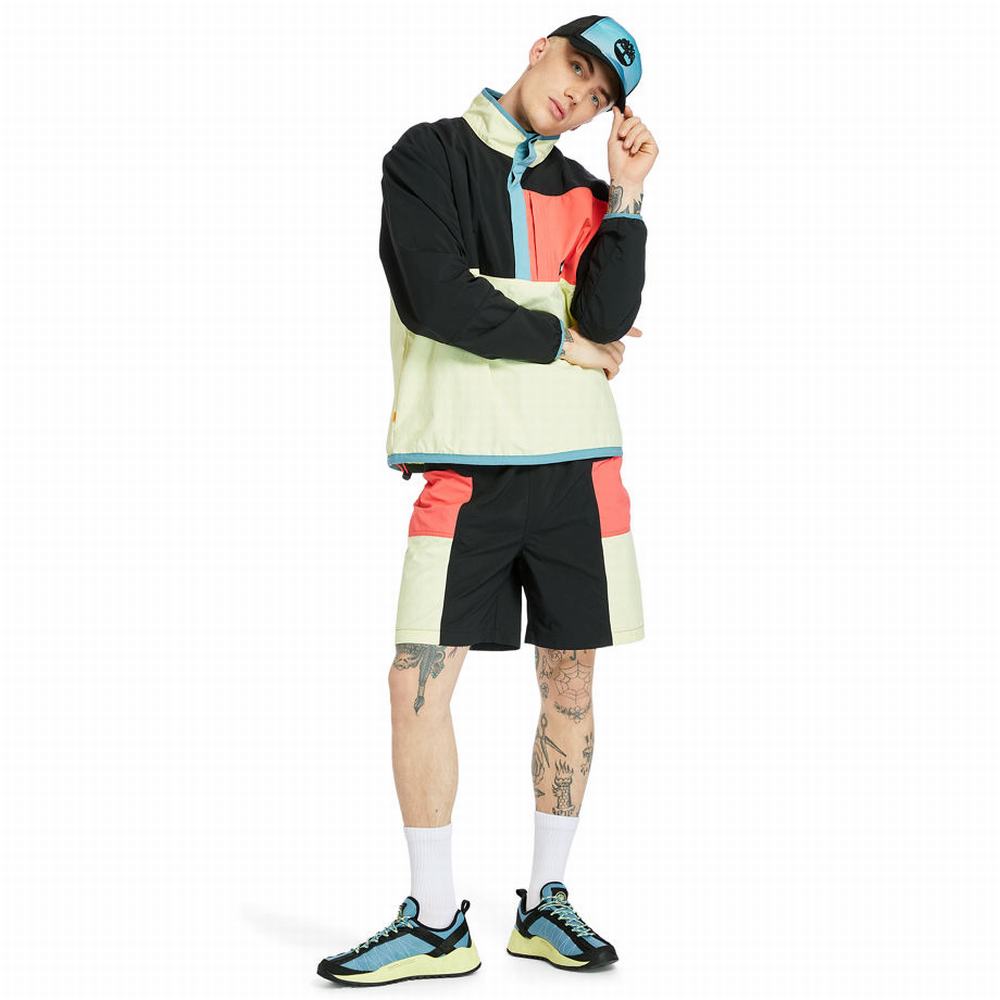 Timberland Outdoor Archive Anorak Ceket Erkek Siyah Sarı | TR-5497D
