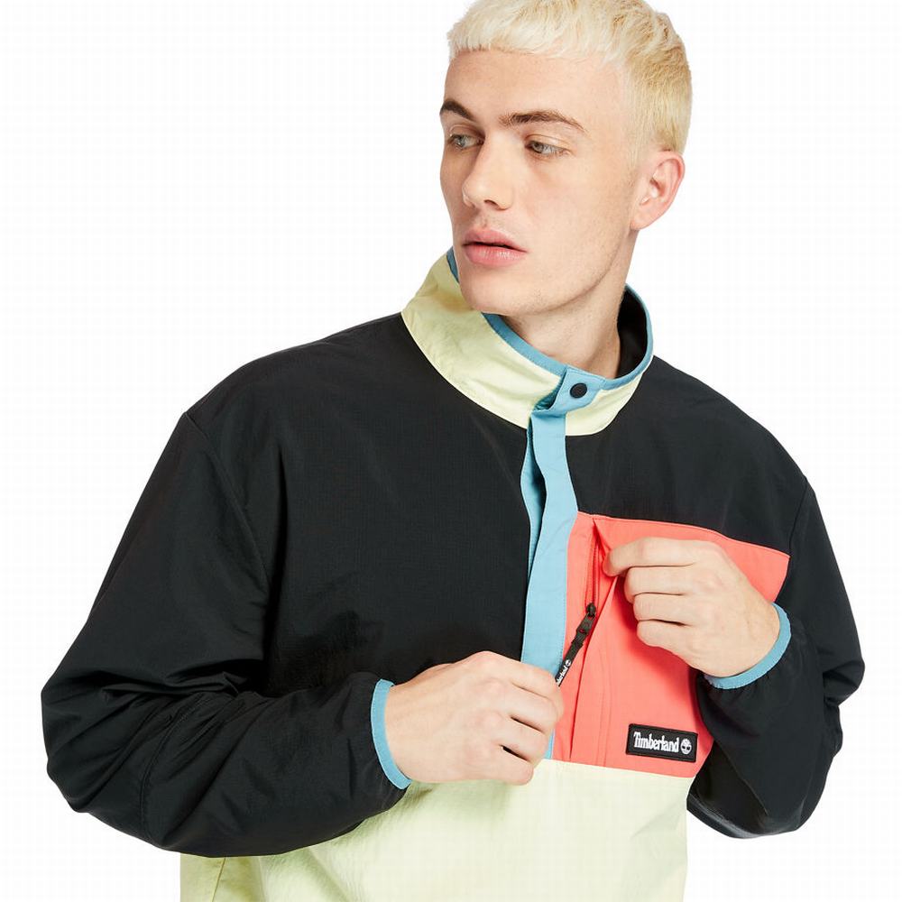 Timberland Outdoor Archive Anorak Ceket Erkek Siyah Sarı | TR-5497D