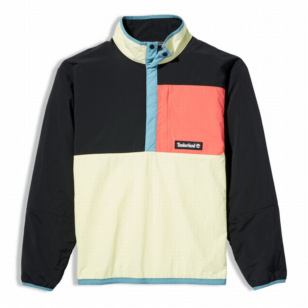 Timberland Outdoor Archive Anorak Ceket Erkek Siyah Sarı | TR-5497D