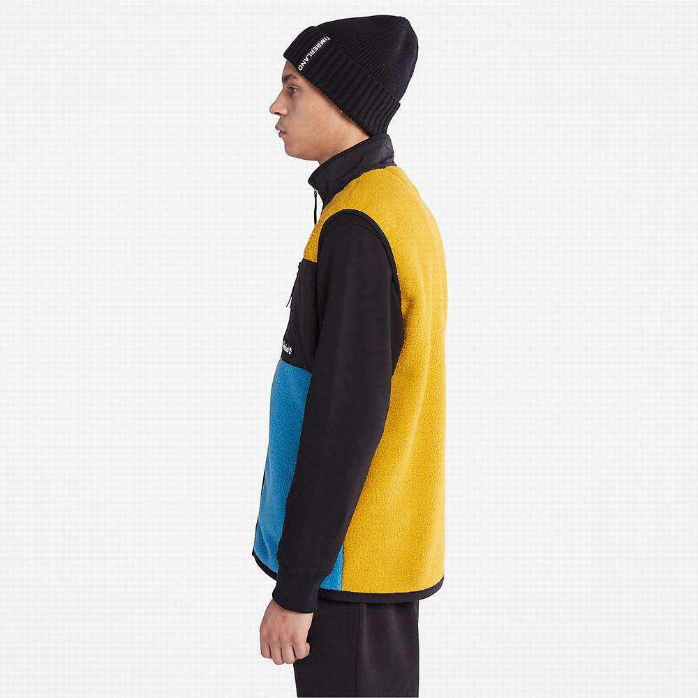 Timberland Outdoor Archive High-Pile Fleece Yelek Erkek Sarı | TR-3719M