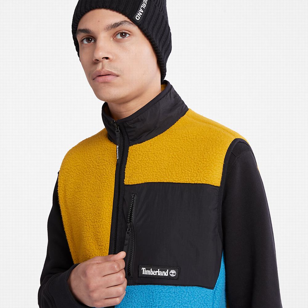 Timberland Outdoor Archive High-Pile Fleece Yelek Erkek Sarı | TR-3719M