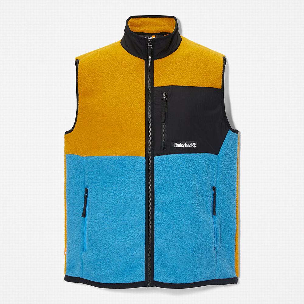 Timberland Outdoor Archive High-Pile Fleece Yelek Erkek Sarı | TR-3719M