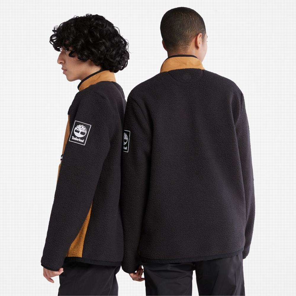 Timberland Outdoor Archive High-Pile Polar Ceketler Erkek Kahverengi Siyah | TR-2719X