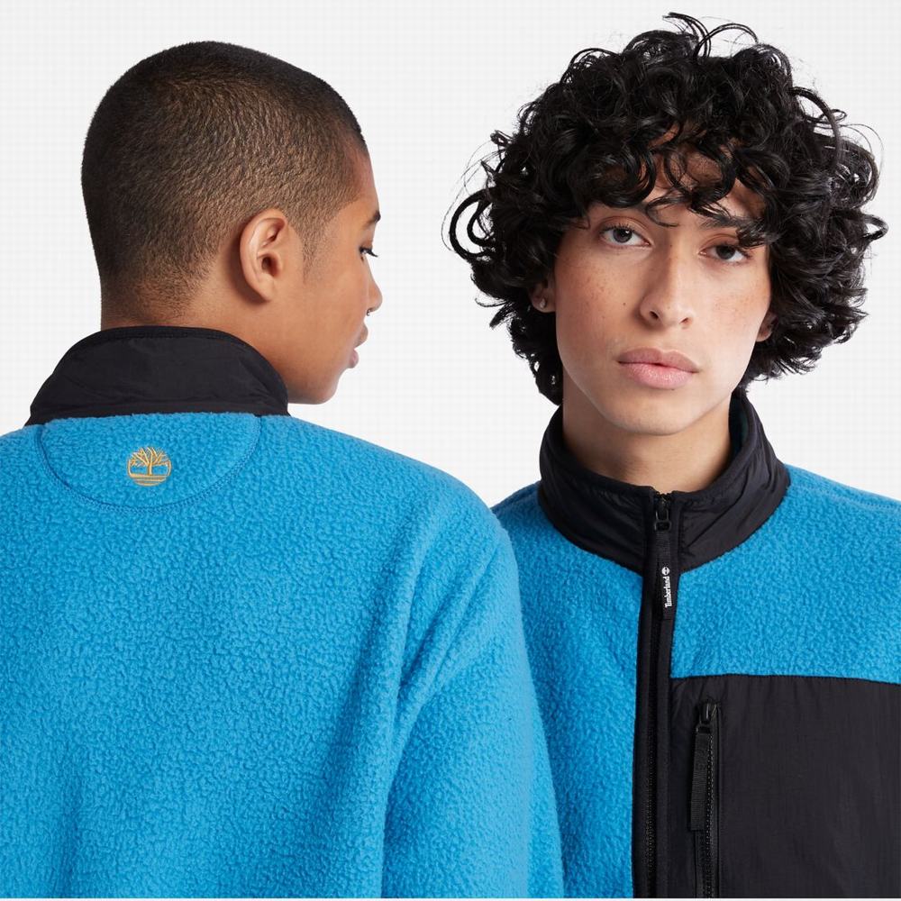 Timberland Outdoor Archive High-Pile Polar Ceketler Kadın Açık Mavi Hardal Sarısı | TR-8291H