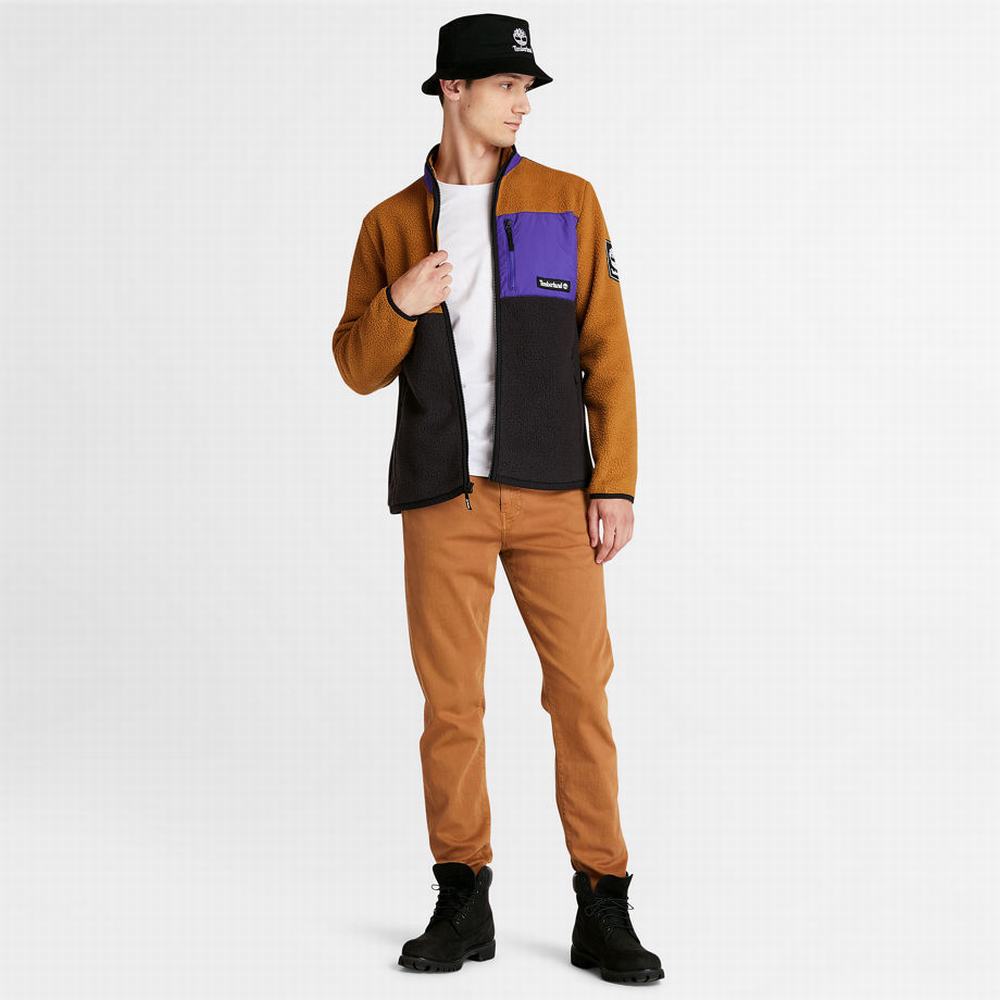 Timberland Outdoor Archive Polar Ceketler Erkek Sarı Siyah | TR-7496J