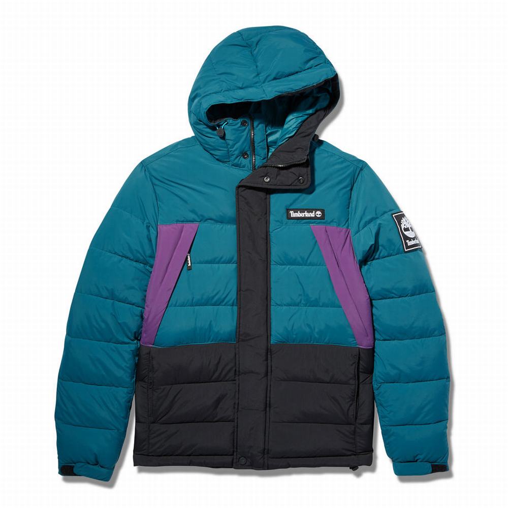 Timberland Outdoor Archive Puffer Ceket Erkek Turkuaz | TR-4359L