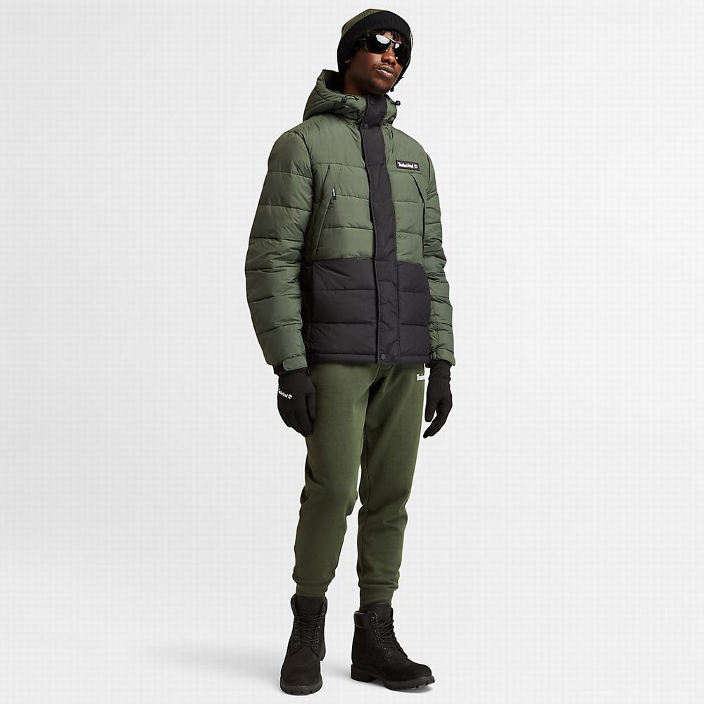 Timberland Outdoor Archive Puffer Ceket Erkek Yeşil | TR-5647H