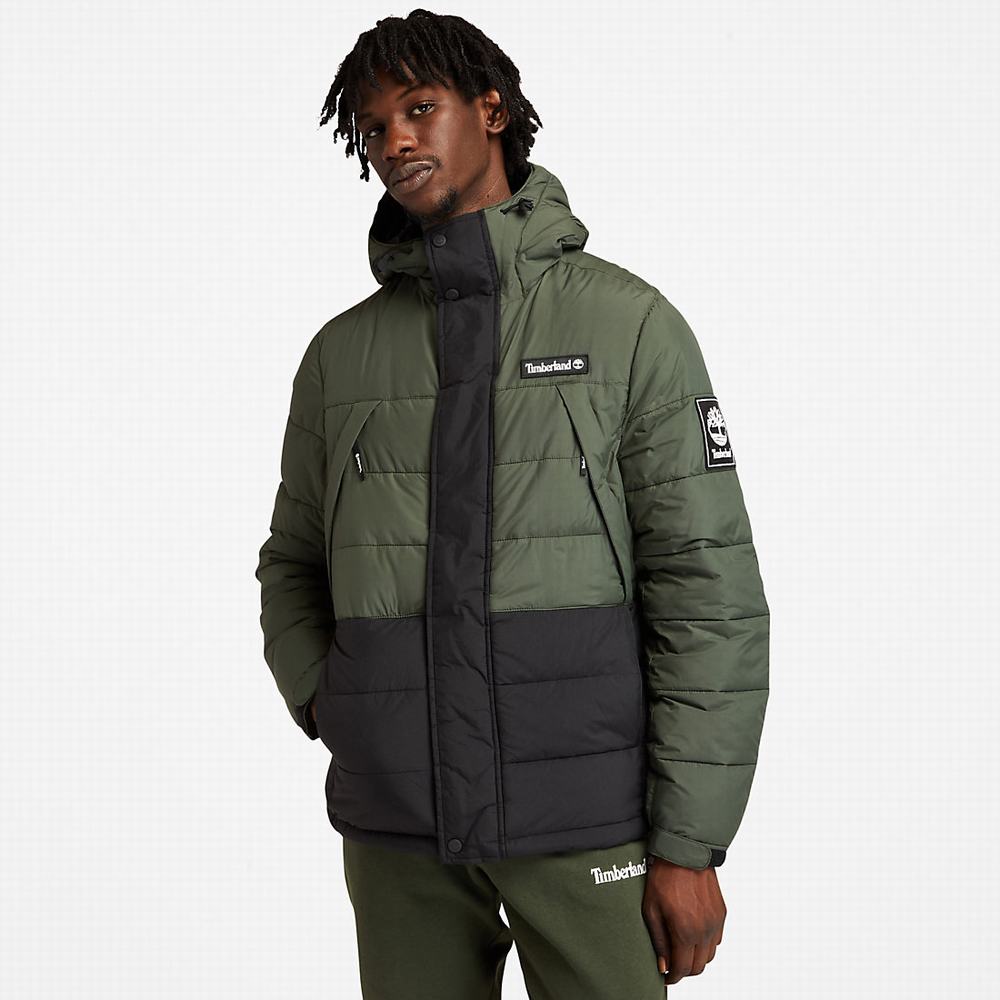 Timberland Outdoor Archive Puffer Ceket Erkek Yeşil | TR-5647H