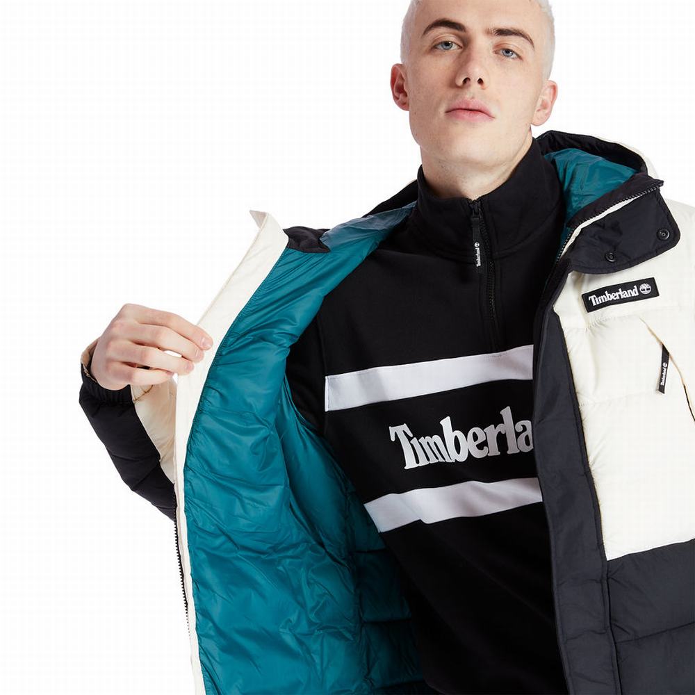Timberland Outdoor Archive Puffer Ceket Erkek Bej Rengi | TR-8745Z