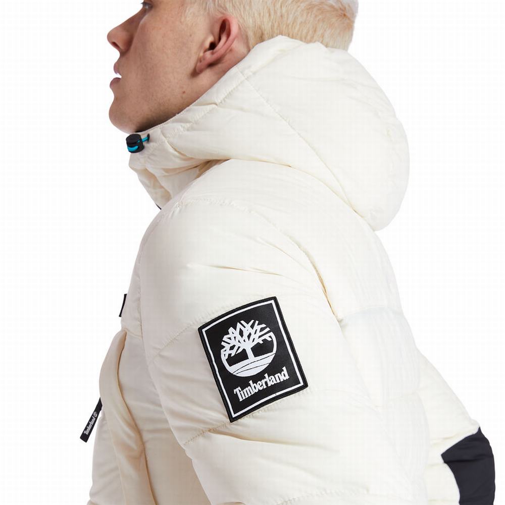 Timberland Outdoor Archive Puffer Ceket Erkek Bej Rengi | TR-8745Z