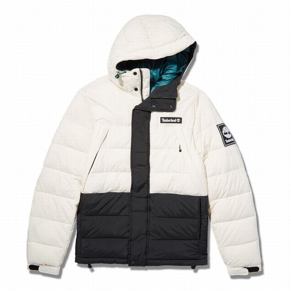 Timberland Outdoor Archive Puffer Ceket Erkek Bej Rengi | TR-8745Z