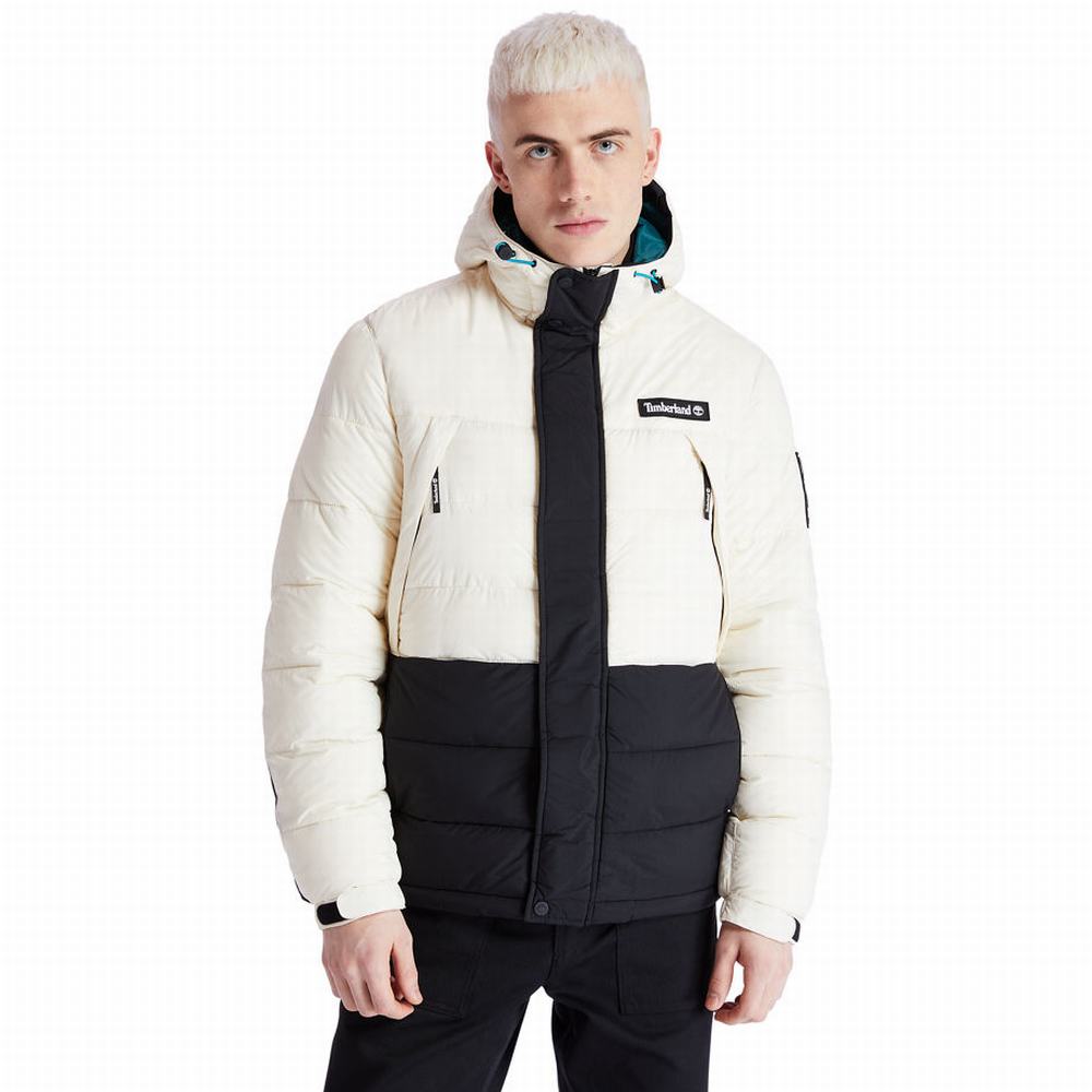 Timberland Outdoor Archive Puffer Ceket Erkek Bej Rengi | TR-8745Z