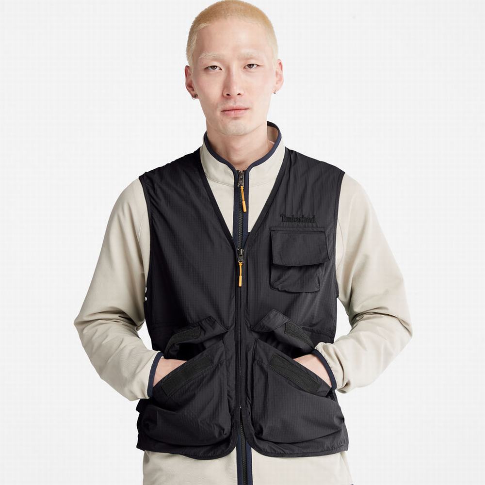 Timberland Outdoor Stow-and-Go Utility Yelek Erkek Siyah | TR-4790H