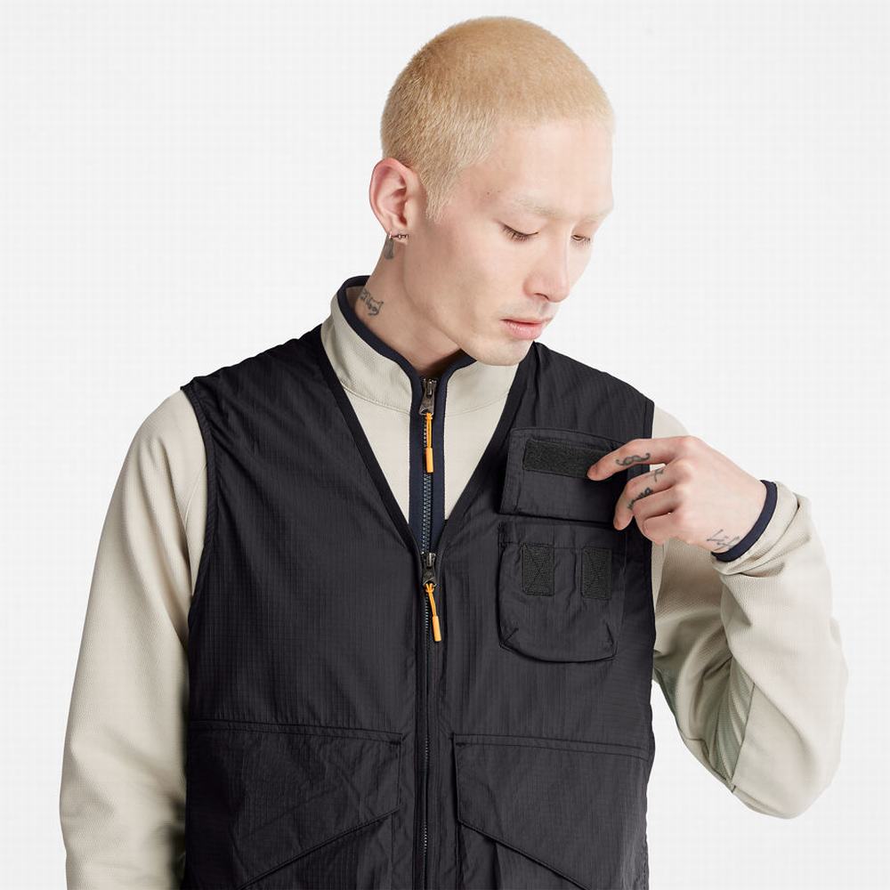 Timberland Outdoor Stow-and-Go Utility Yelek Erkek Siyah | TR-4790H