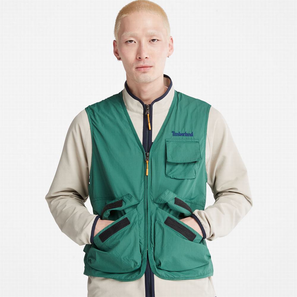 Timberland Outdoor Stow-and-Go Utility Yelek Erkek Yeşil | TR-8671G