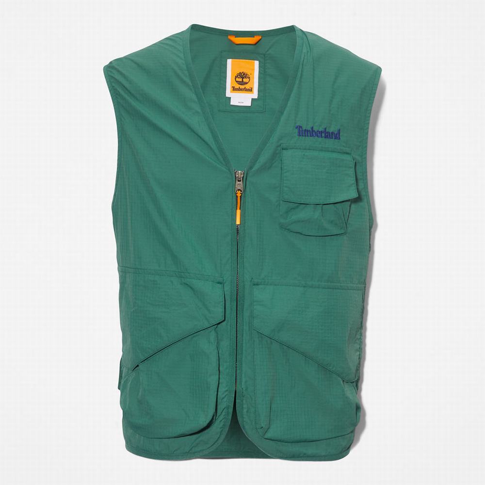 Timberland Outdoor Stow-and-Go Utility Yelek Erkek Yeşil | TR-8671G
