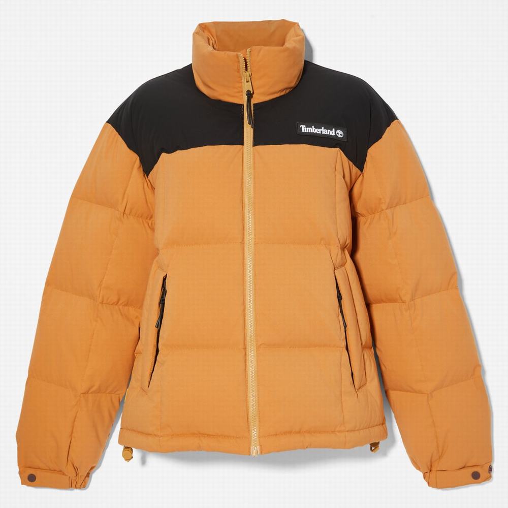 Timberland Oversize Re:Down® Insulation Puffer Ceket Kadın Kahverengi | TR-0183B