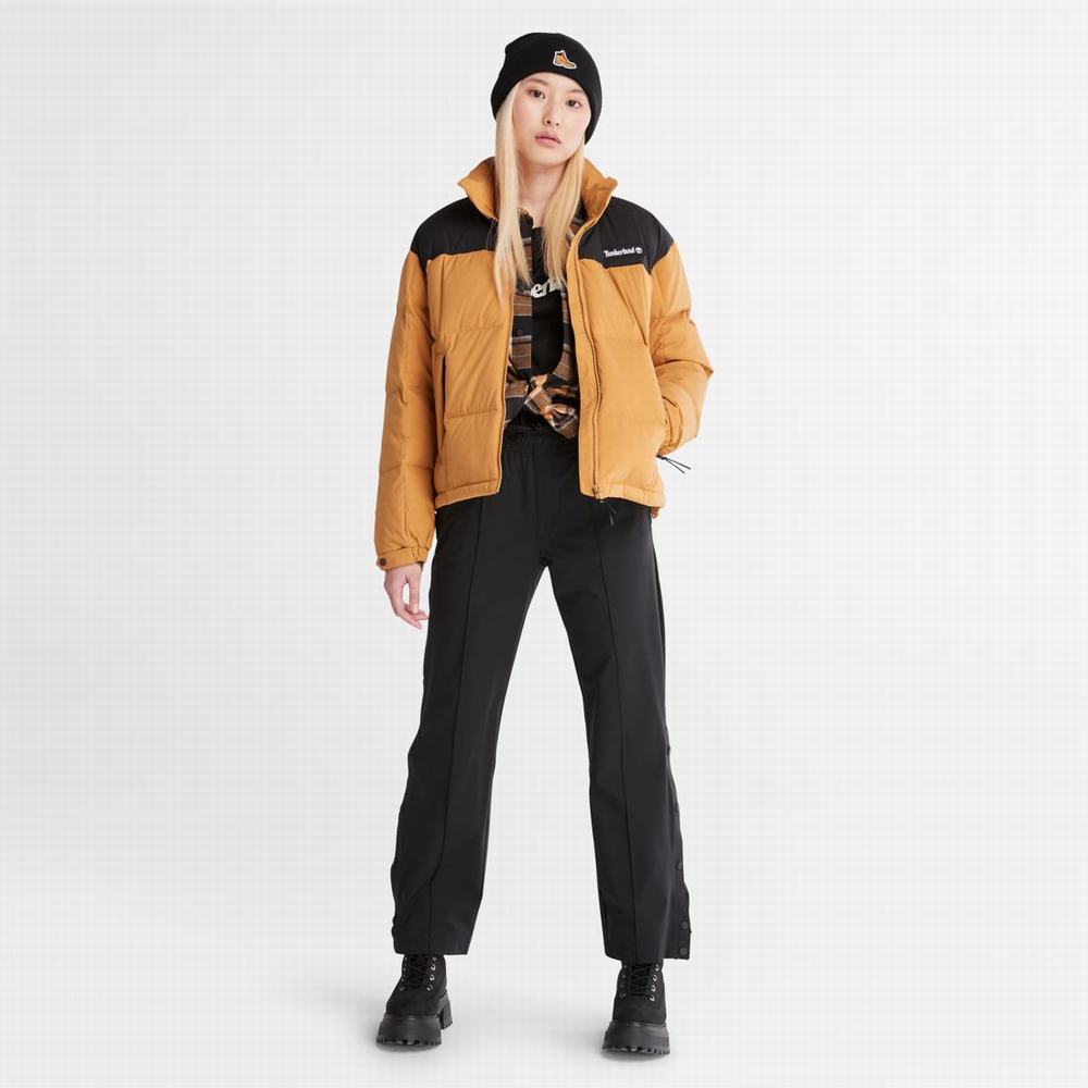 Timberland Oversize Re:Down® Insulation Puffer Ceket Kadın Kahverengi | TR-0183B