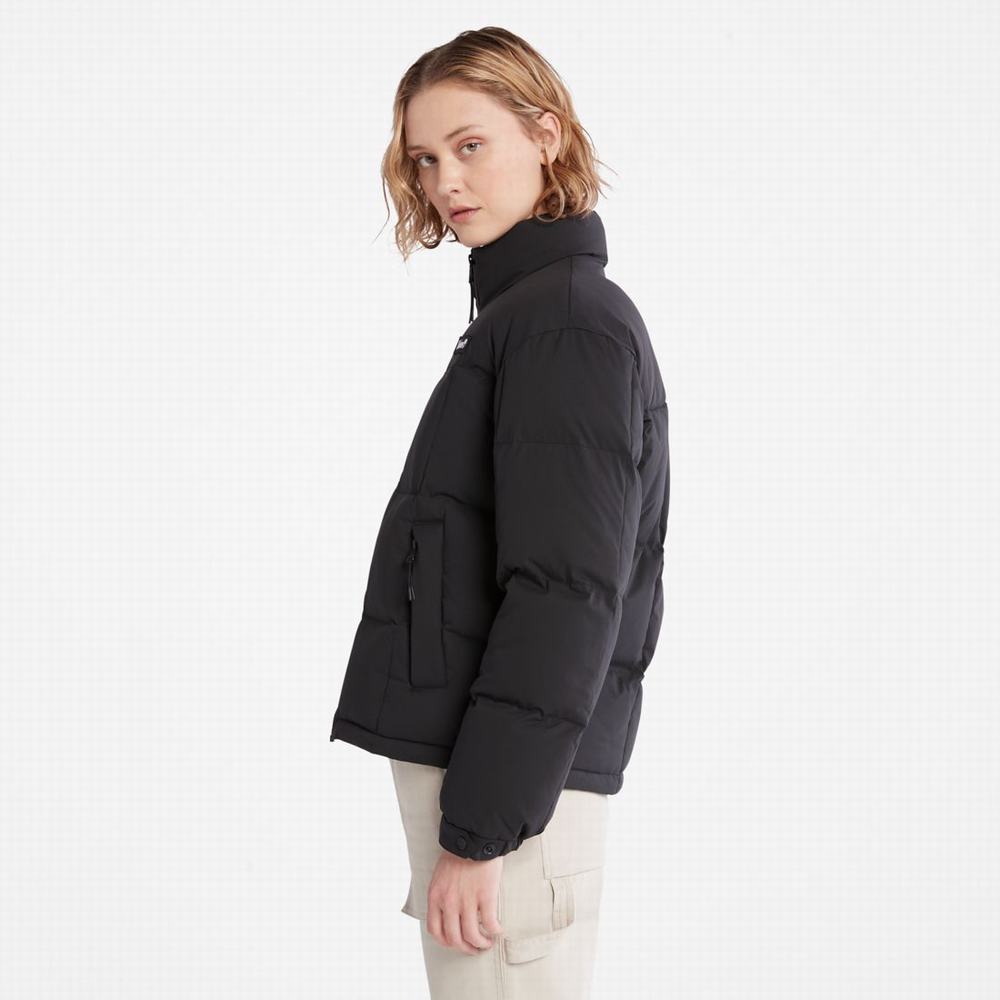 Timberland Oversize Re:Down® Insulation Puffer Ceket Kadın Siyah | TR-8537V