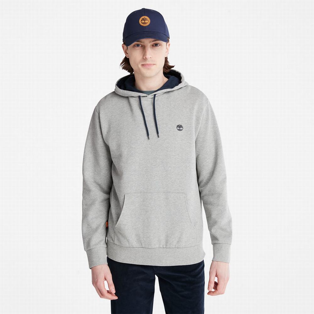 Timberland Oyster River Kapüşonlu Sweatshirt Erkek Gri | TR-4357K