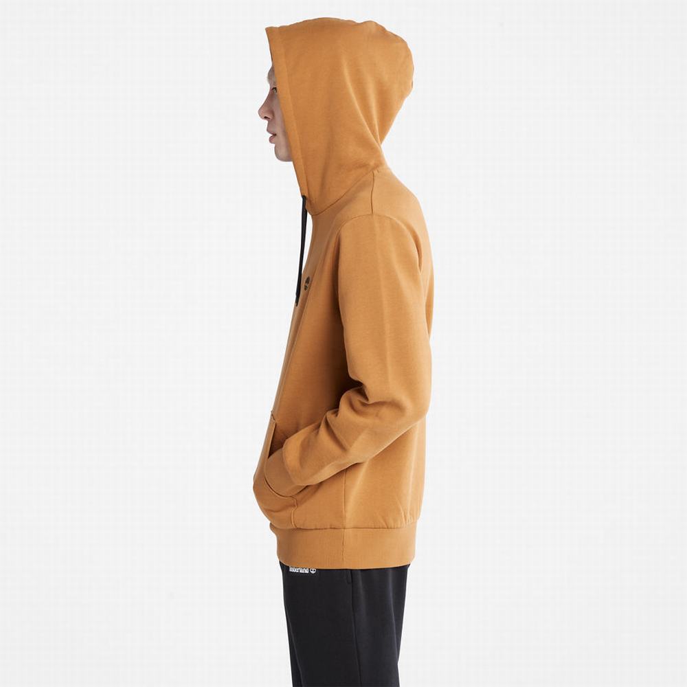 Timberland Oyster River Kapüşonlu Sweatshirt Erkek Sarı | TR-4891B