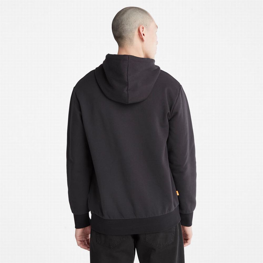 Timberland Oyster River Kapüşonlu Sweatshirt Erkek Siyah | TR-6341Z