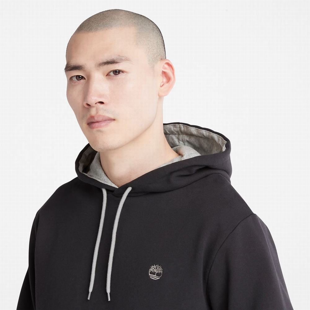 Timberland Oyster River Kapüşonlu Sweatshirt Erkek Siyah | TR-6341Z