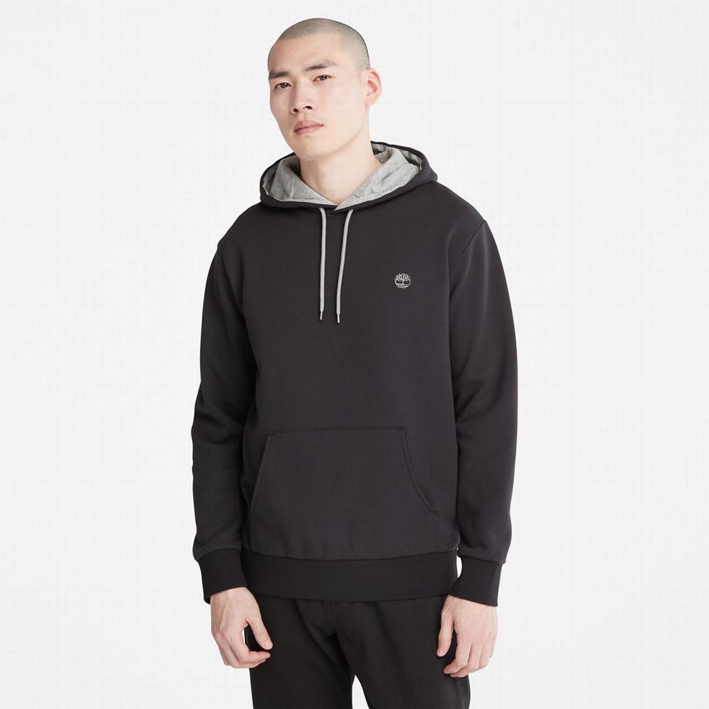 Timberland Oyster River Kapüşonlu Sweatshirt Erkek Siyah | TR-6341Z
