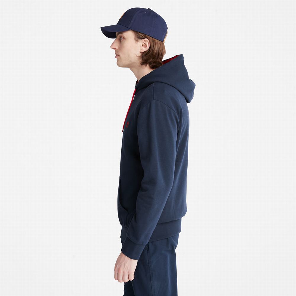 Timberland Oyster River Kapüşonlu Sweatshirt Erkek Lacivert | TR-9820L