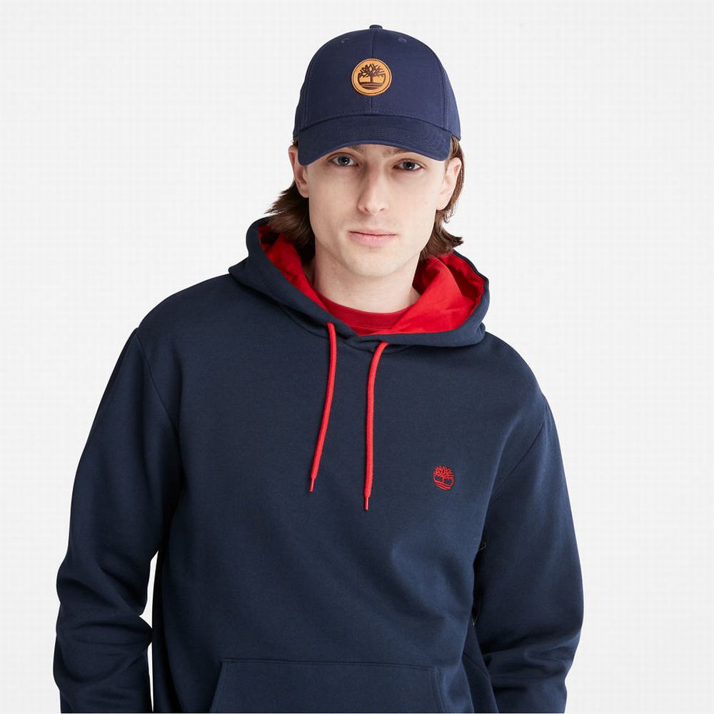 Timberland Oyster River Kapüşonlu Sweatshirt Erkek Lacivert | TR-9820L