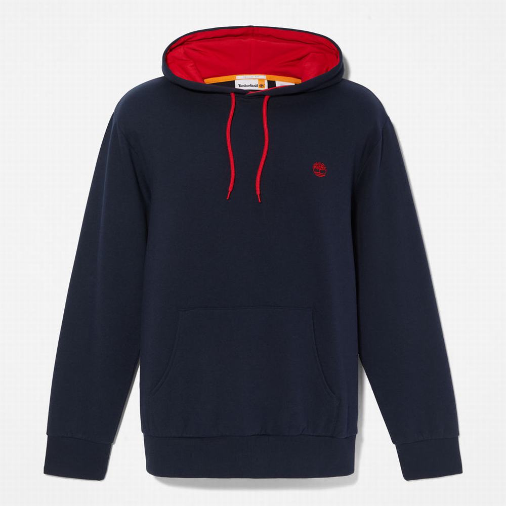 Timberland Oyster River Kapüşonlu Sweatshirt Erkek Lacivert | TR-9820L