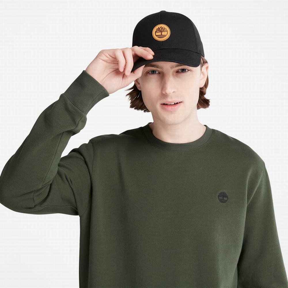 Timberland Oyster River Logo Tişörtü Erkek Koyu Yeşil | TR-3156K