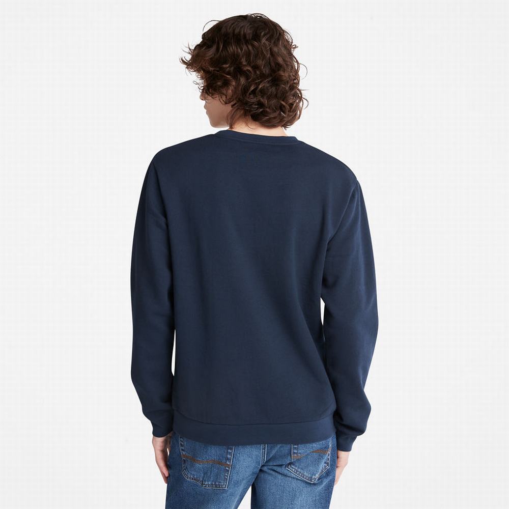 Timberland Oyster River Logo Tişörtü Erkek Lacivert | TR-5789B