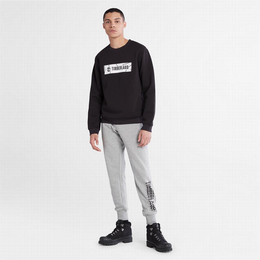 Timberland Oyster River Logo Tişörtü Erkek Siyah | TR-8423M