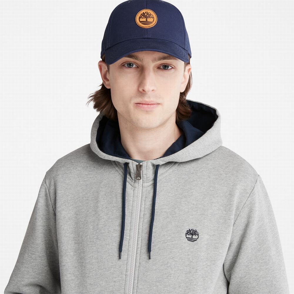 Timberland Oyster River Zip Kapüşonlu Sweatshirt Erkek Gri | TR-0372C