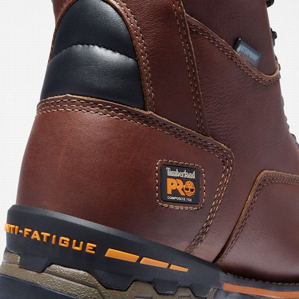 Timberland PRO® Boondock 8-Inch Waterproof Insulated Comp-Burunlu Iş Botu Erkek Kahverengi | TR-0467C