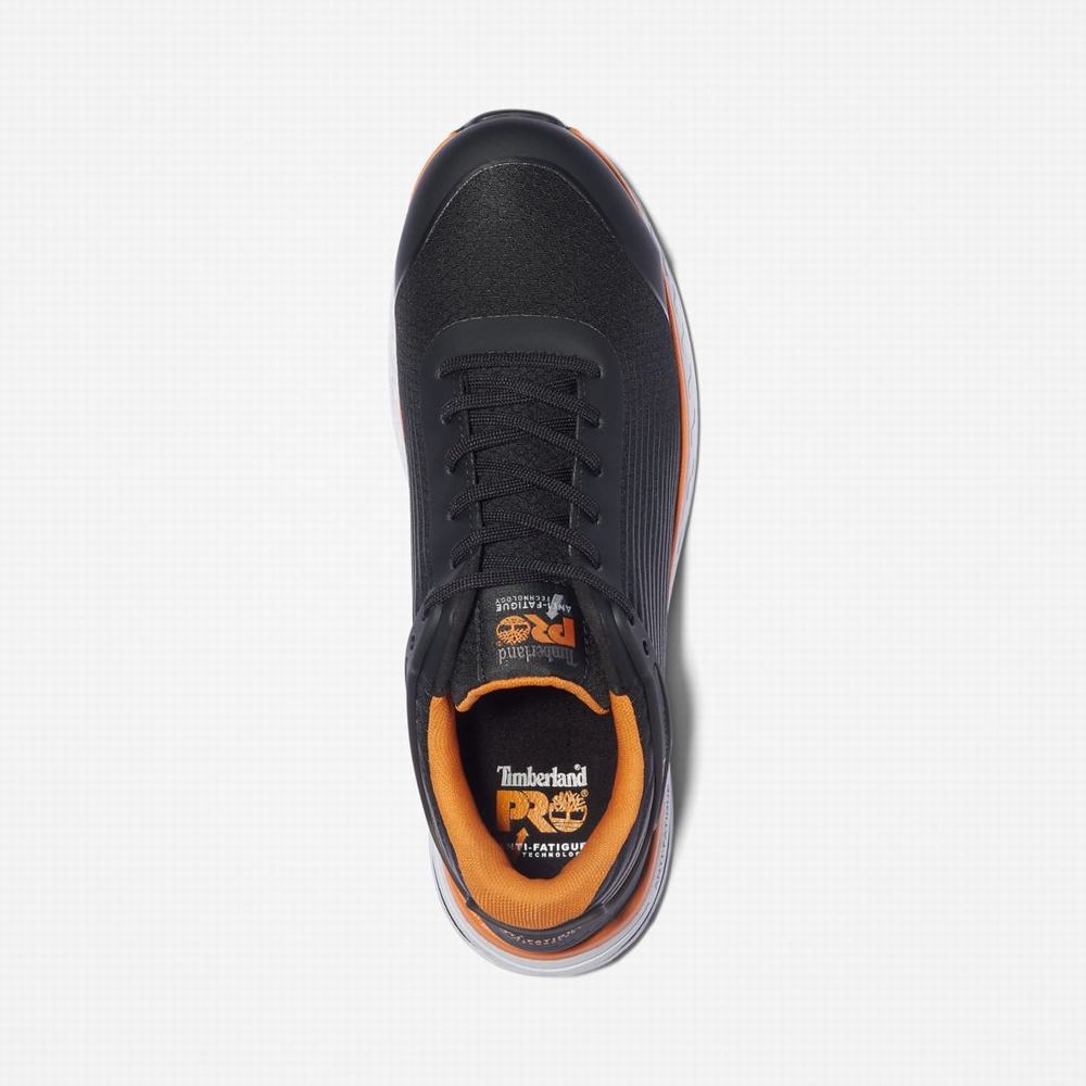 Timberland PRO® Drivetrain Composite-Burunlu İş Ayakkabısı Erkek Siyah Turuncu | TR-3682E