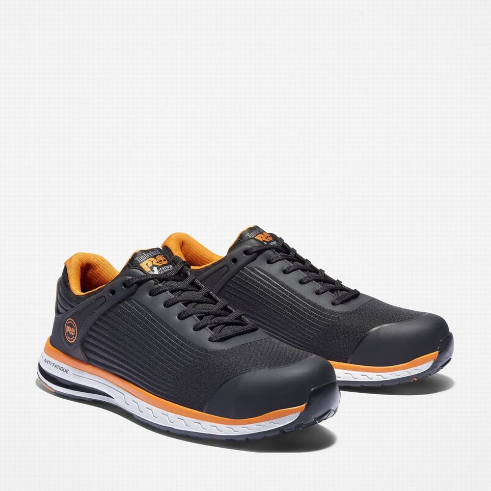 Timberland PRO® Drivetrain Composite-Burunlu İş Ayakkabısı Erkek Siyah Turuncu | TR-3682E